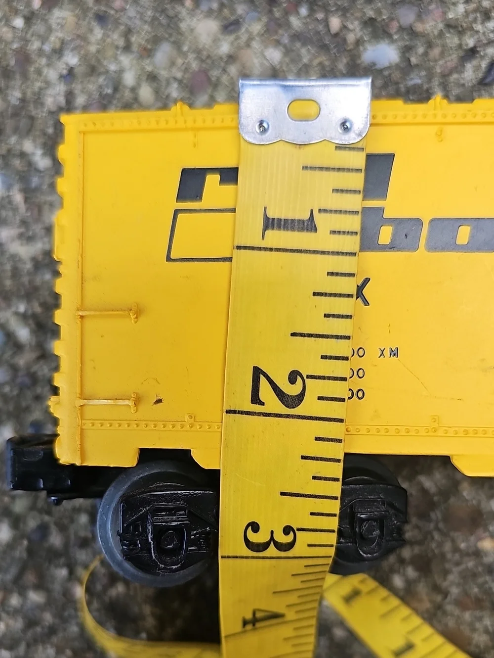 Vintage Lionel Train Rail Box 9767 Yellow Box Car O Gauge Nationwide Boxcar Pool